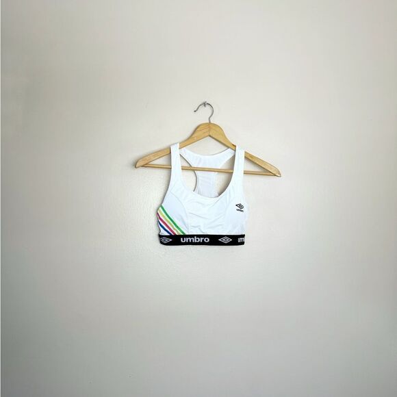 SALE! White Umbro Sports Bra Size M EUC - Picture 1 of 5